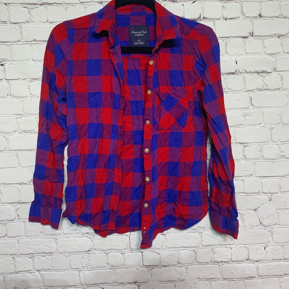 American Eagle flannel plaid